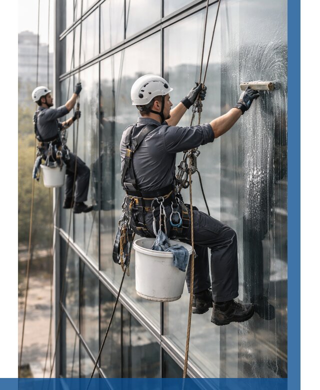 Мойка сплошного остекления в Красном Сулине, заказать от 306 р.| ВЫСОТНИК-Крл