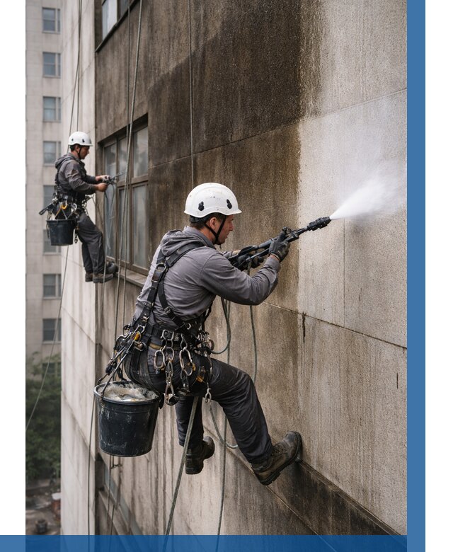 Очистка фасада от копоти в Красном Сулине от 255 р. | ВЫСОТНИК-Крл