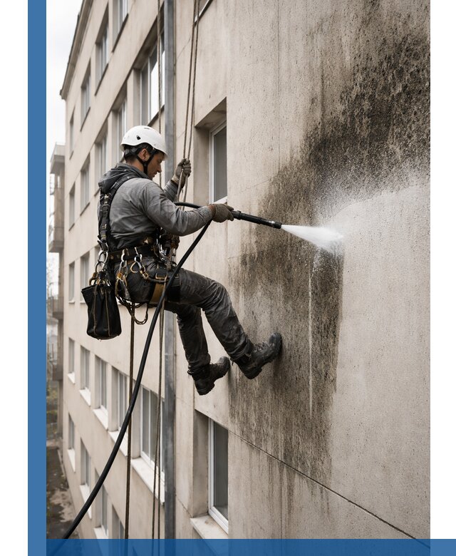 Профессиональная очистка фасадов от плесени в Красном Сулине