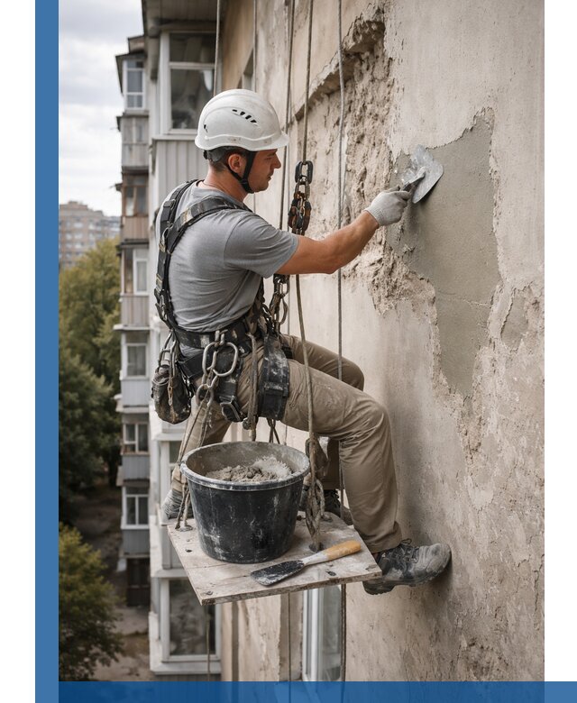 Восстановление фасадной штукатурки в Красном Сулине с гарантией качества