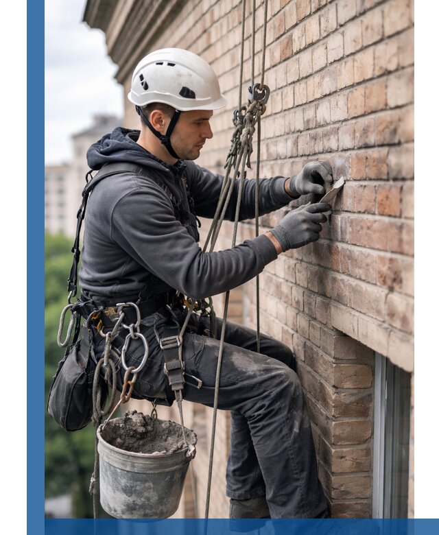 Качественный ремонт кирпичной кладки фасада в Красном Сулине с гарантией