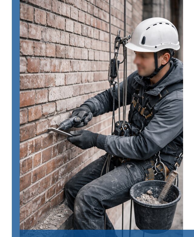 Расшивка кирпичных швов фасадов и стен, ремонт в Красном Сулине