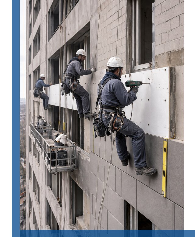 Монтаж фасадных термопанелей высокого качества в Красном Сулине