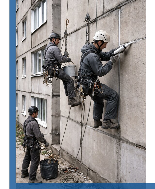 Герметизация межпанельных швов в Красном Сулине с гарантией герметичности