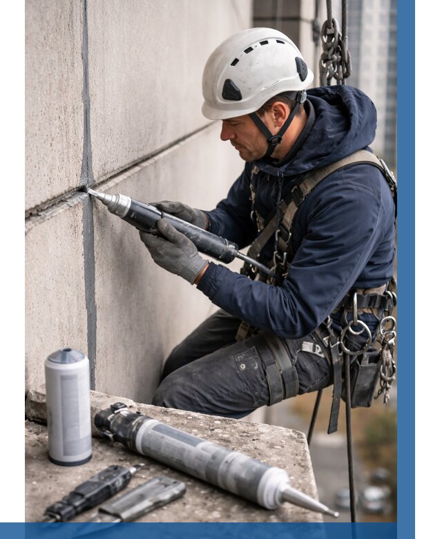 Вторичная герметизация швов в Красном Сулине от 459 р. | ВЫСОТНИК-Крл