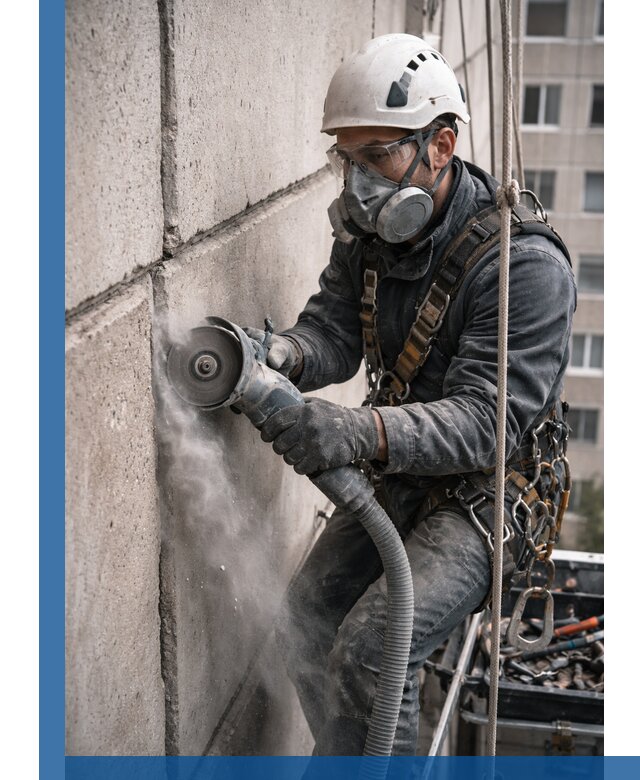 Штробление межпанельных швов в Красном Сулине качественно и быстро