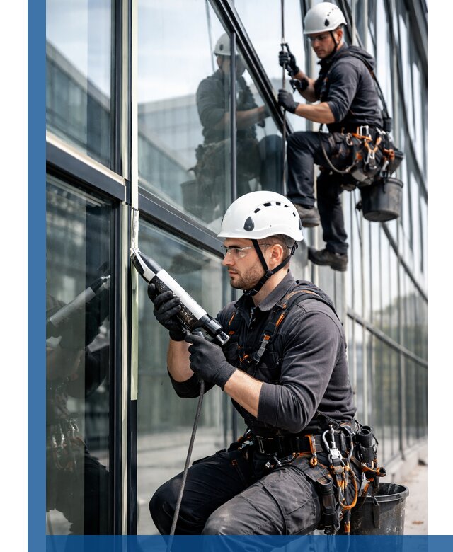 Герметизация витражных швов в Красном Сулине для зданий и фасадов