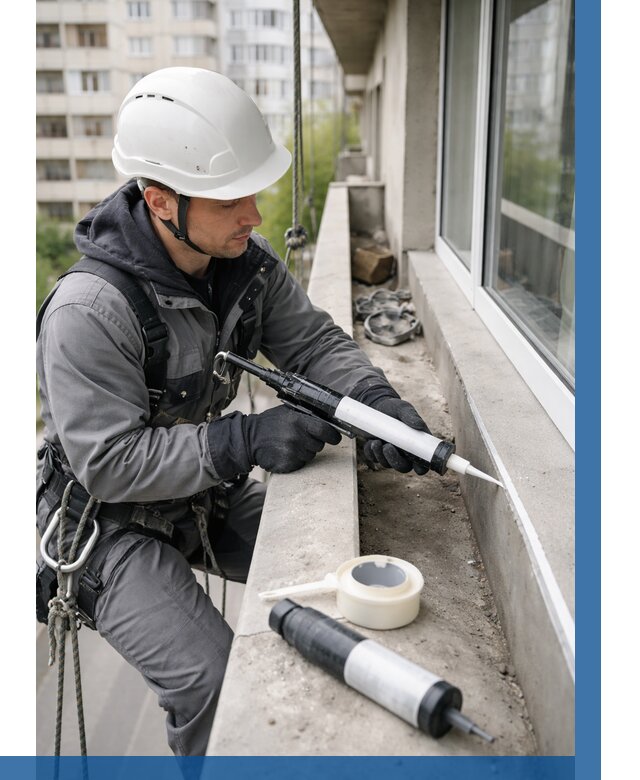 Герметизация швов лоджии в Красном Сулине от 4593 р. | ВЫСОТНИК-Крл