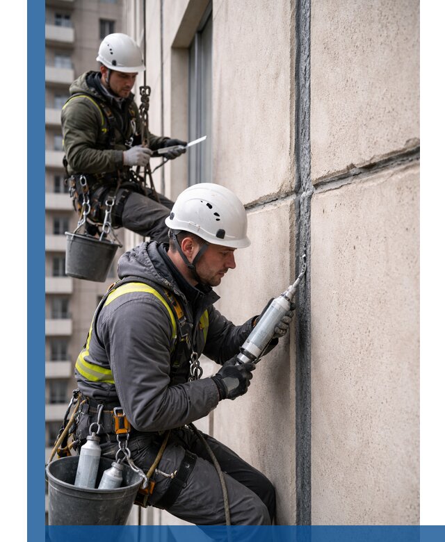 Герметизация деформационных швов фасада в Красном Сулине качественно