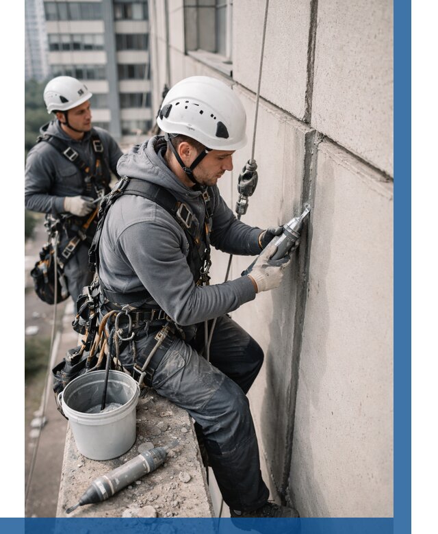 Ремонт деформационных швов здания в Красном Сулине от 1021 р. | ВЫСОТНИК-Крл