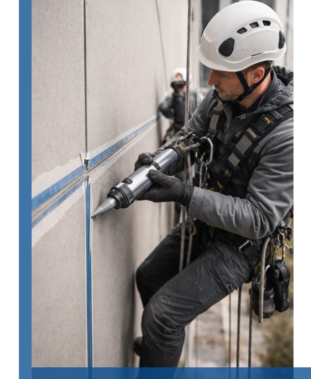 Герметизация стыков фасадных панелей в Красном Сулине качественно и быстро