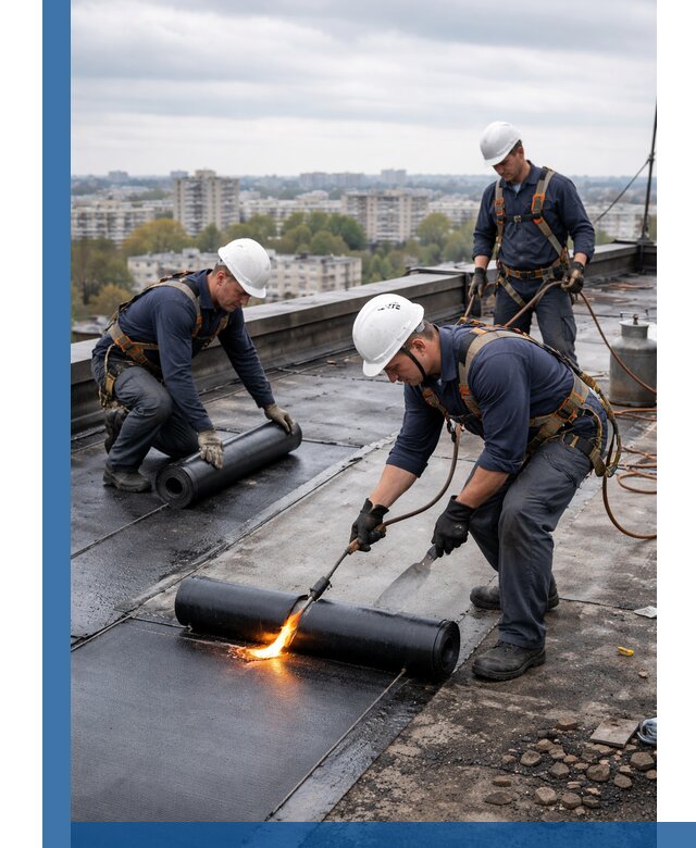 Ремонт наплавляемой кровли в Красном Сулине качественно и надежно