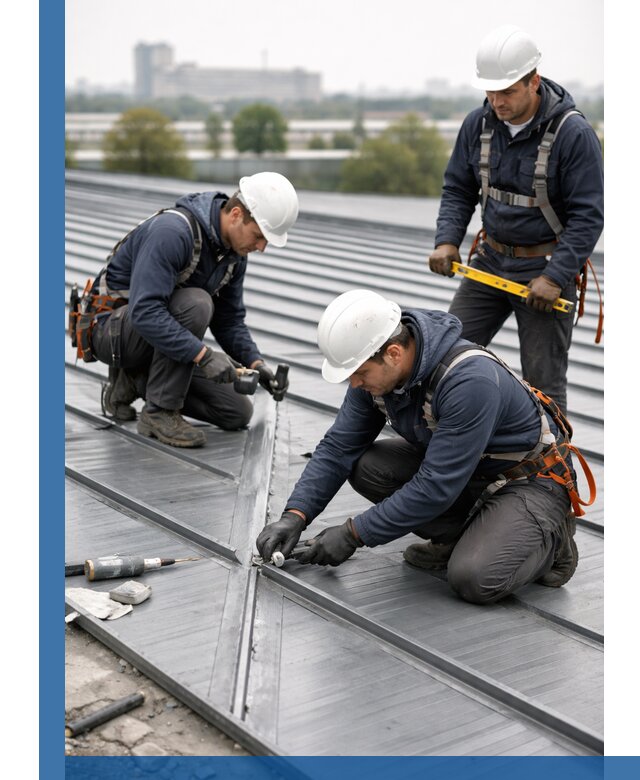 Ремонт фальцевой кровли в Красном Сулине срочно и качественно