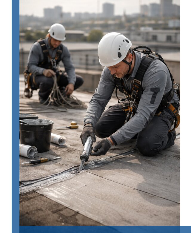 Аварийное и капитальное устранение протечек кровли в Красном Сулине