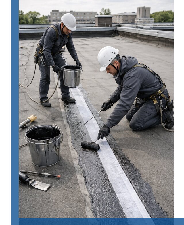 Гидроизоляция кровли мастикой в Красном Сулине надежная защита