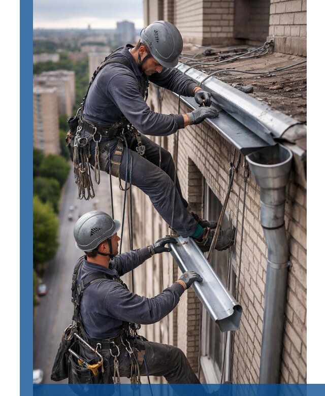 Ремонт водосточных желобов в Красном Сулине, быстро и качественно