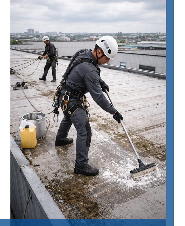 Очистка крыши по графику в Красном Сулине от 7655 р. | ВЫСОТНИК-Крл