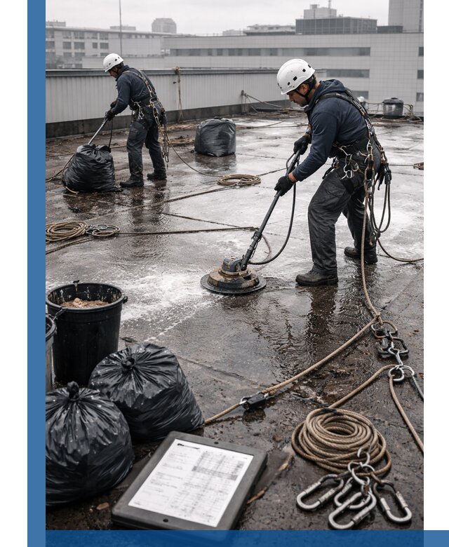 Плановая очистка кровли по графику в Красном Сулине для безопасности