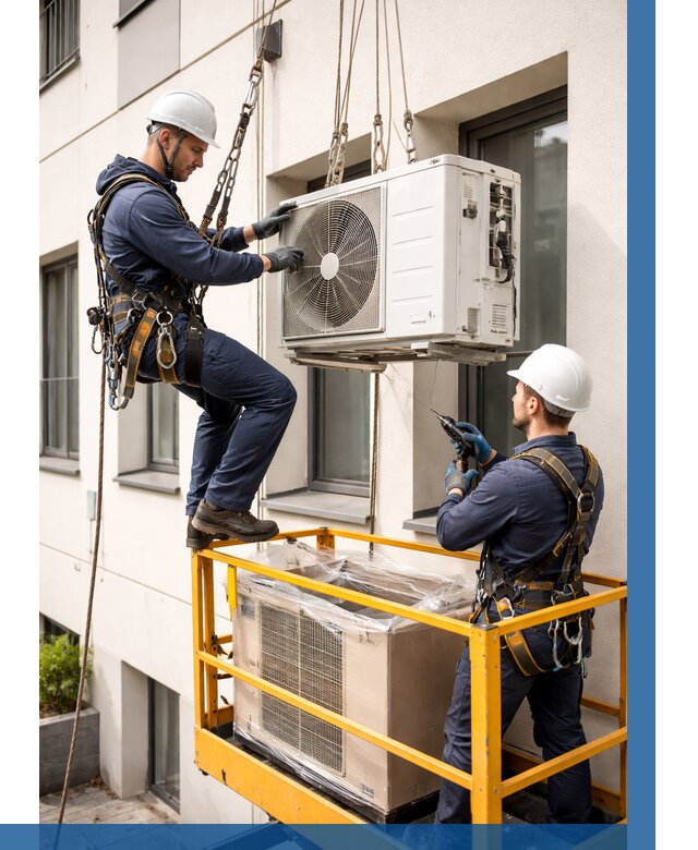 Демонтаж внешнего блока кондиционера в Красном Сулине от 3572 р. | ВЫСОТНИК-Крл