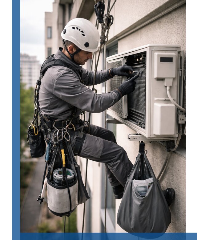 Обслуживание внешнего блока кондиционера в Красном Сулине профессионально