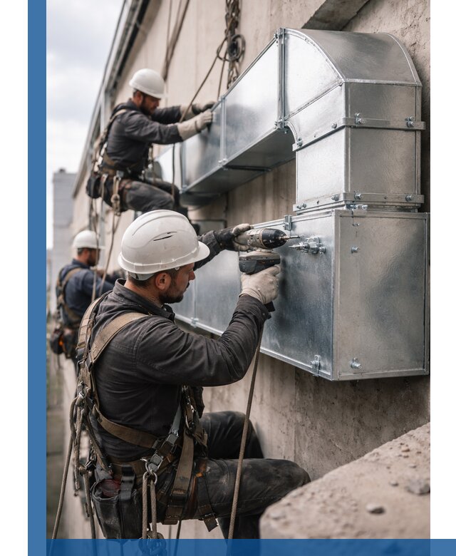 Профессиональный монтаж вентиляционных коробов в Красном Сулине под ключ