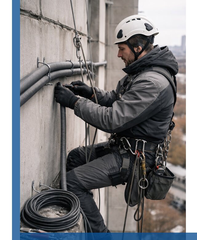 Профессиональный монтаж гофры для кабеля в Красном Сулине с гарантией