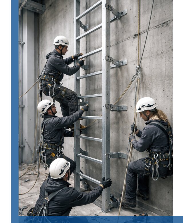 Монтаж металлических лестниц в Красном Сулине под ключ со гарантией