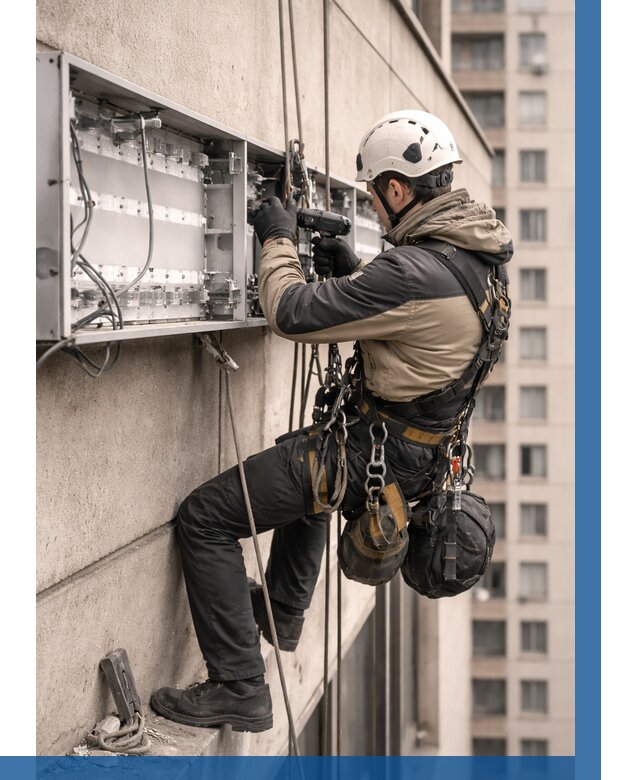 Ремонт вывески на высоте в Красном Сулине от 4593 р. | ВЫСОТНИК-Крл