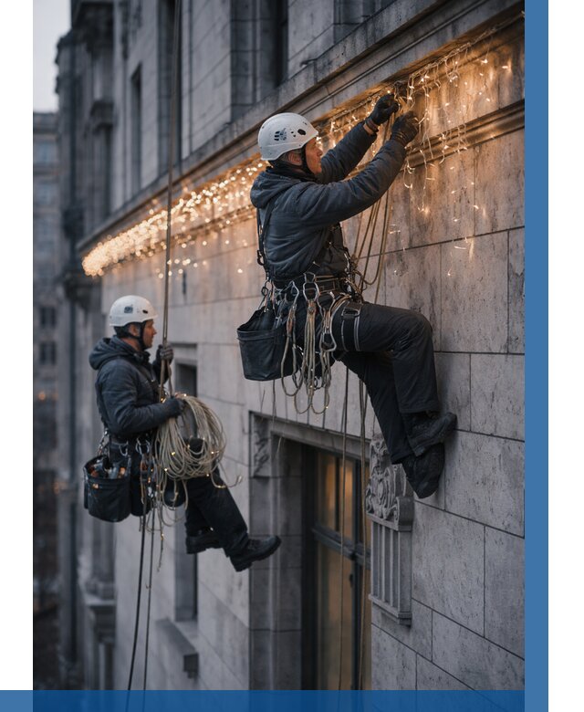 Монтаж новогодней иллюминации в Красном Сулине от 8675 р. | ВЫСОТНИК-Крл