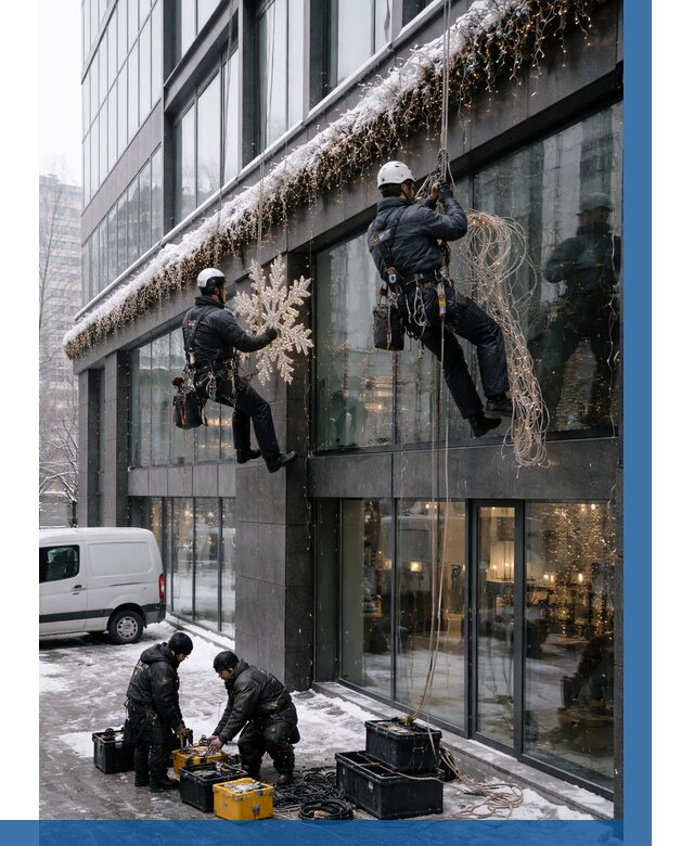 Демонтаж новогоднего оформления в Красном Сулине от 5613 р. | ВЫСОТНИК-Крл