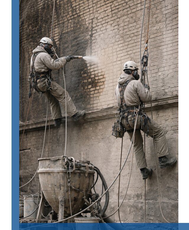 Пескоструйная очистка фасадов в Красном Сулине профессионально