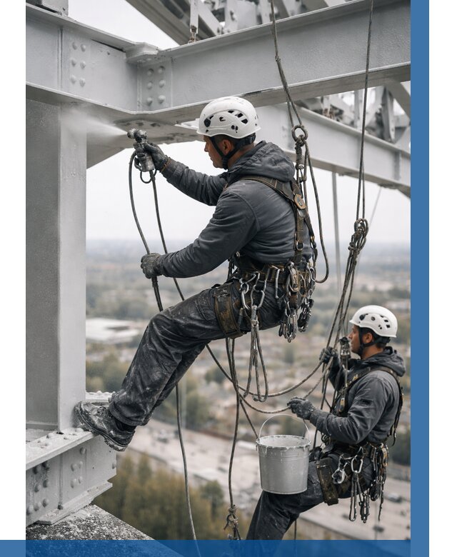 Покраска металлоконструкций на высоте в Красном Сулине 357 р |ВЫСОТНИК-Крл