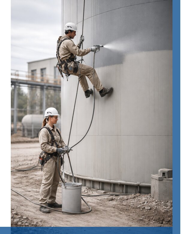 Покраска резервуаров в Красном Сулине от 1225 р. | ВЫСОТНИК-Крл — заказать