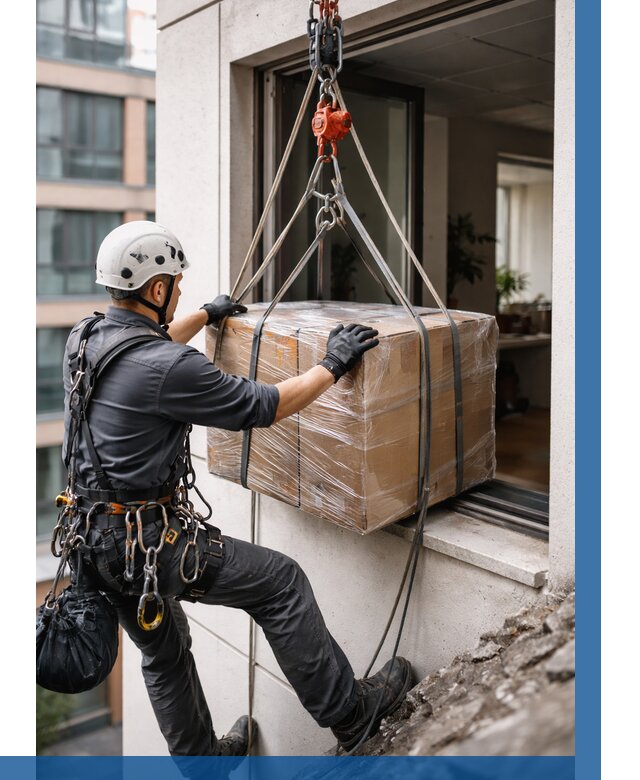 Подъем груза через окно в Красном Сулине от 4593 р. | ВЫСОТНИК-Крл