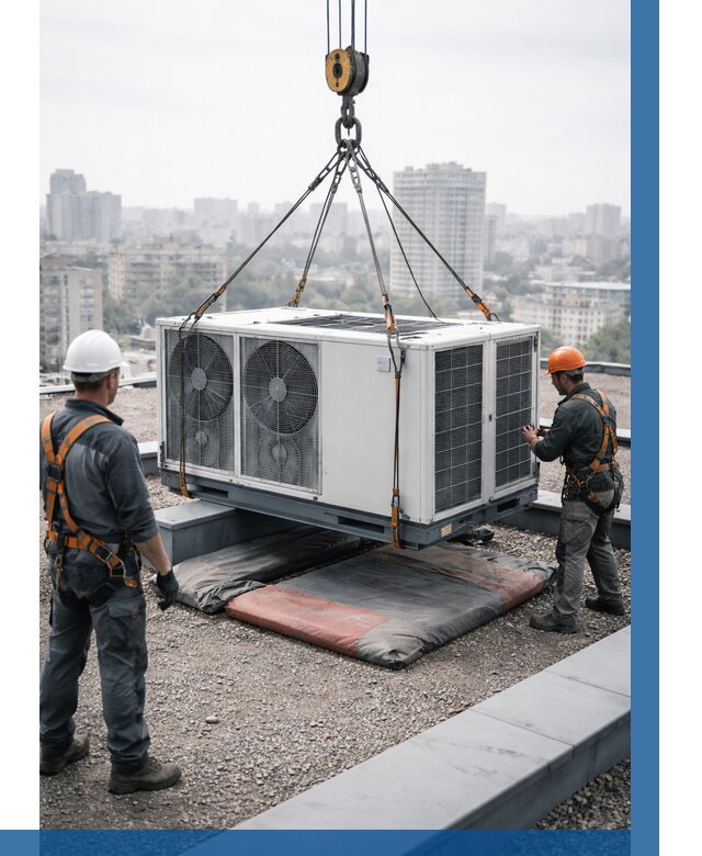 Подъем груза на крышу в Красном Сулине от 5103 р. | ВЫСОТНИК-Крл заказать