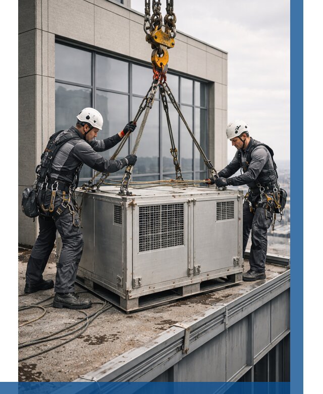 Такелажные работы на высоте в Красном Сулине от 8165 р. | ВЫСОТНИК-Крл