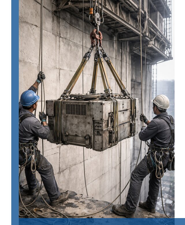 Такелажные работы на высоте, подъем и монтаж грузов в Красном Сулине