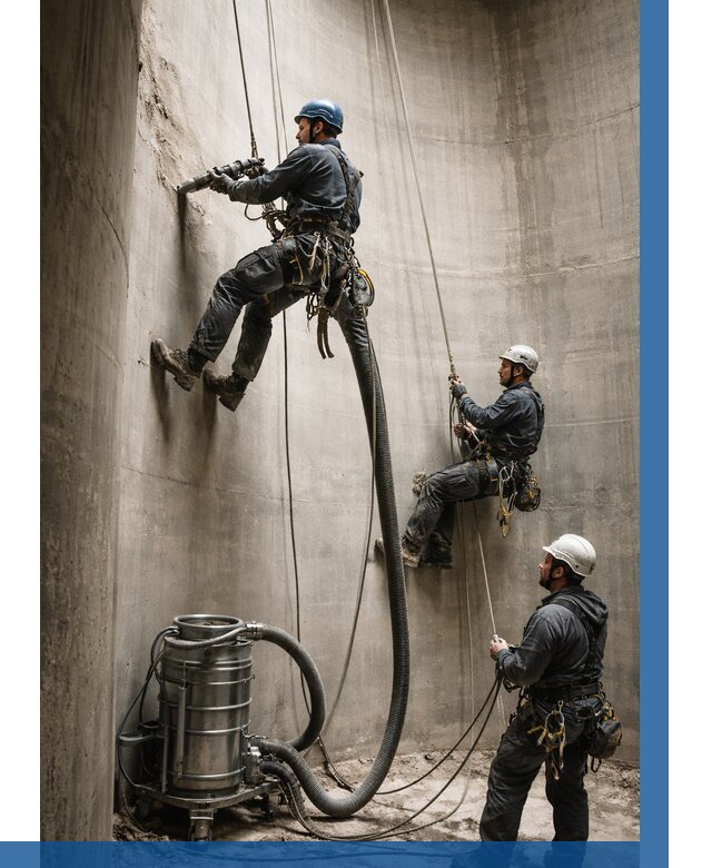 Зачистка силосов в Красном Сулине от 4593 р. Договор и смета ВЫСОТНИК-Крл