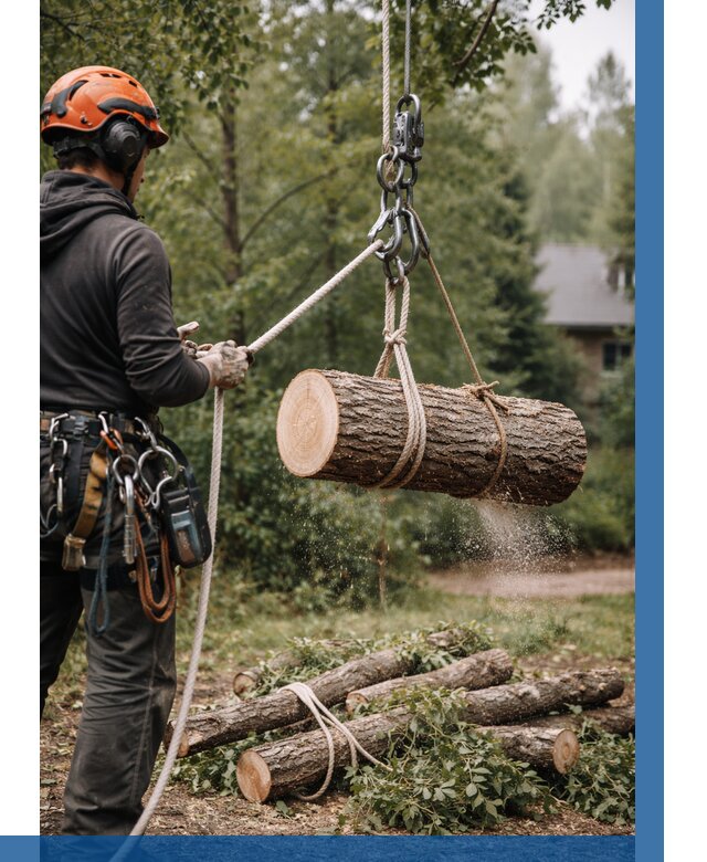 Валка деревьев частями в Красном Сулине от 7655 р. | ВЫСОТНИК-Крл