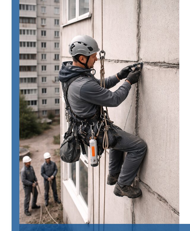 Обследование межпанельных швов и герметизация в Красном Сулине
